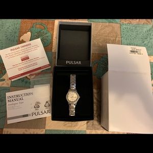 Women’s pulsar wrist watch.